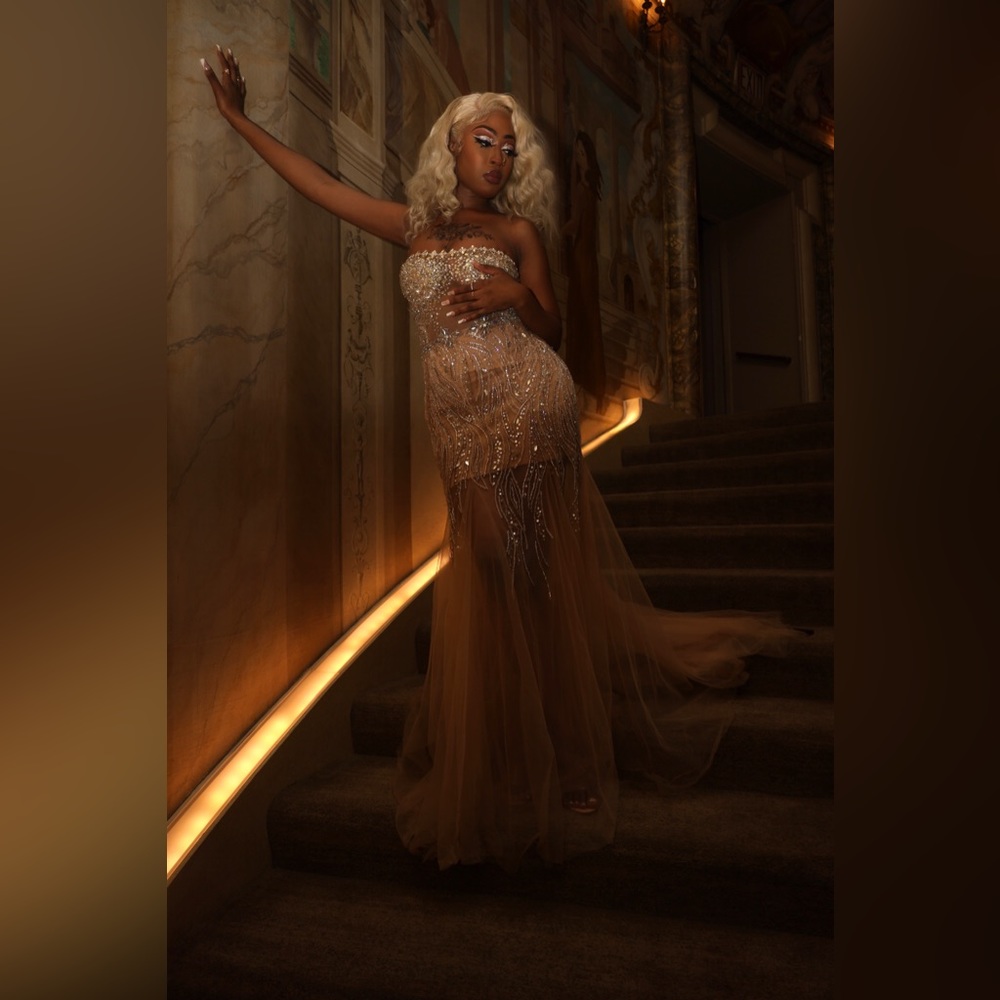 Bling gown/evening dress